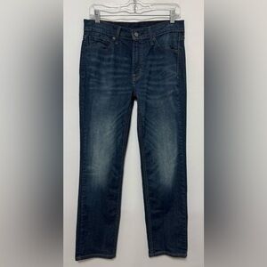 Levi’s 541 Athletic Taper Jeans Men’s 30x30 Dark Wash Blue Denim Blank Red Tab